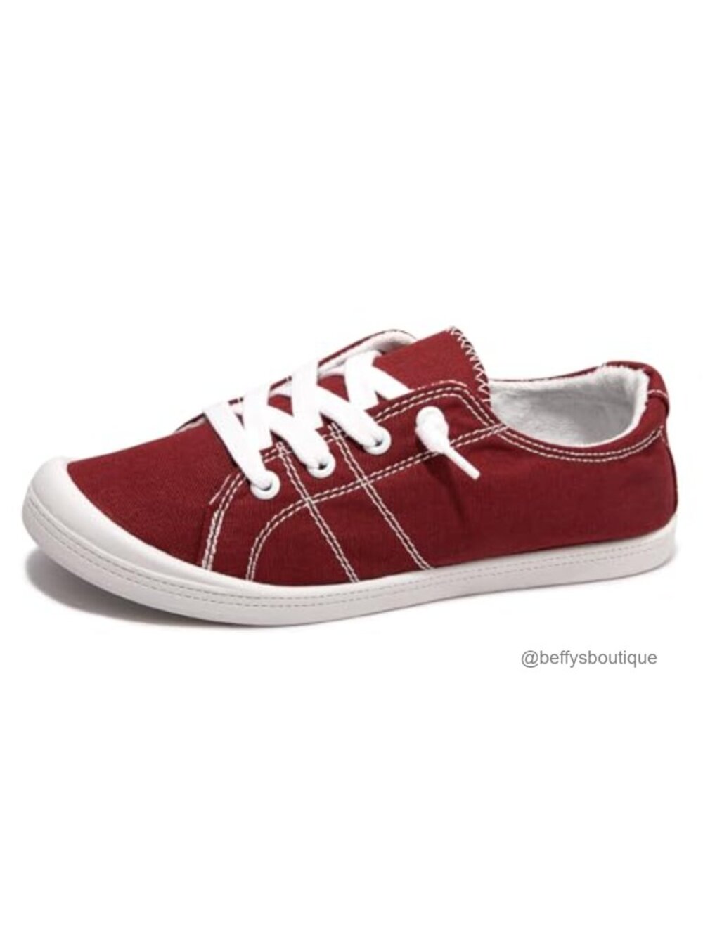 Womens Slip On Canvas Sneakers Low Top Casual Comfort Walking Shoes